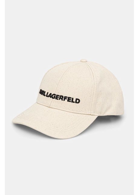 Karl lagerfeld apc de baseball din bumbac culoarea bej cu imprimeu a1w33071