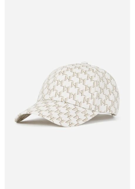 Karl lagerfeld apc de baseball din bumbac culoarea bej cu imprimeu a2w33016