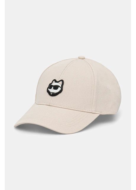 Karl lagerfeld apc de baseball din bumbac culoarea bej cu imprimeu a2w33060