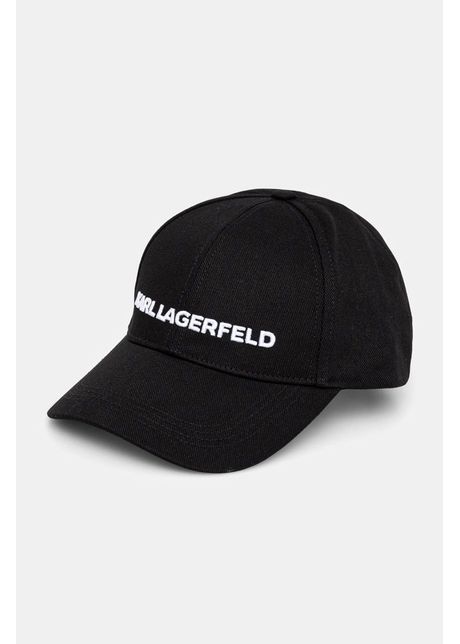 Karl lagerfeld apc de baseball din bumbac culoarea negru cu imprimeu a1w33071