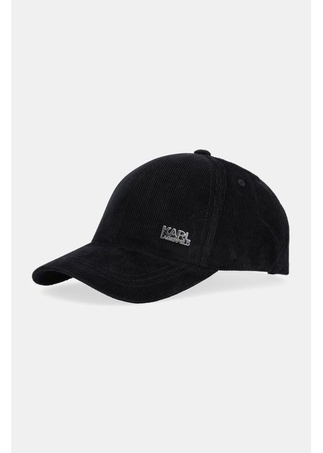 Karl lagerfeld apc de baseball din catifea culoarea negru cu imprimeu 544125 805622