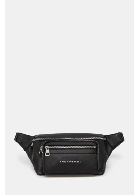 Karl lagerfeld borset de piele culoarea negru 551455 815914