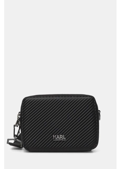 Karl lagerfeld borset de piele culoarea negru 552453 815927
