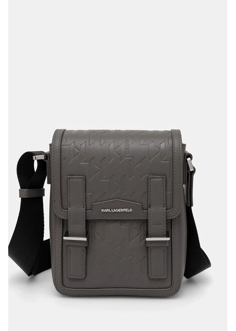 Karl lagerfeld borset de piele k loom culoarea gri a1m30095