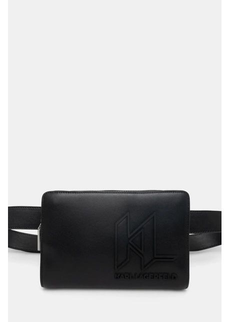 Karl lagerfeld borset de piele k monogram culoarea negru a1m30115