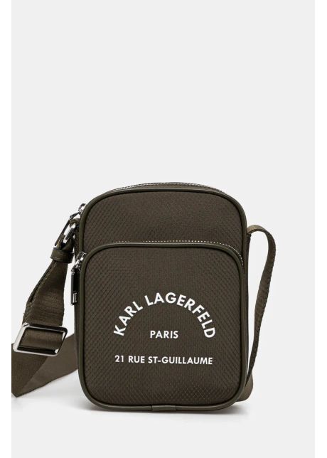 Karl lagerfeld borseta barbati culoarea verde a2m30158