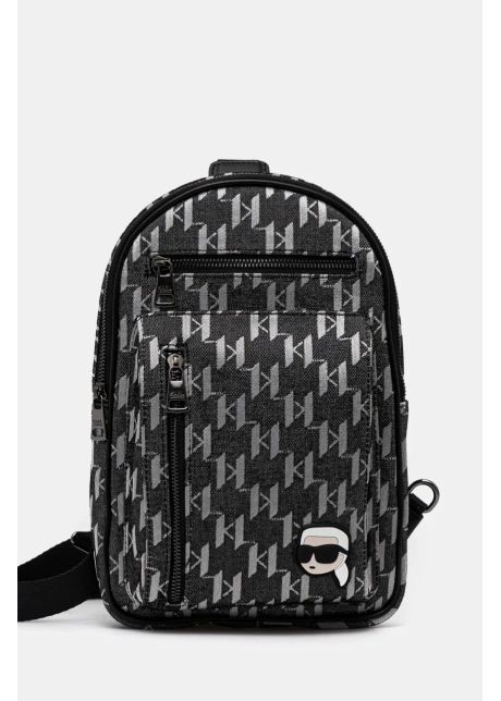 Karl lagerfeld borseta culoarea negru 551189 805920