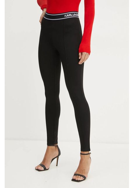 Karl lagerfeld colanti femei culoarea negru neted a1w10068