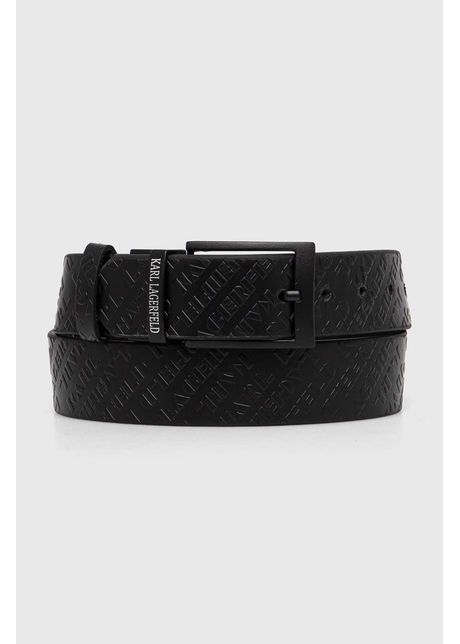 Karl lagerfeld curea cu doua fete barbati culoarea negru 543188 805302