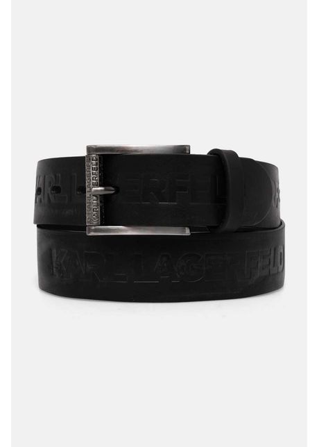 Karl lagerfeld curea de piele barbati culoarea negru 544448 815300