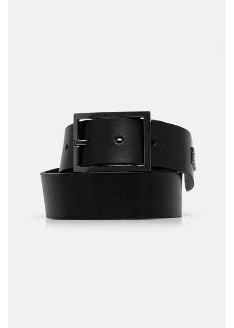 Karl lagerfeld curea de piele barbati culoarea negru 551428 815300