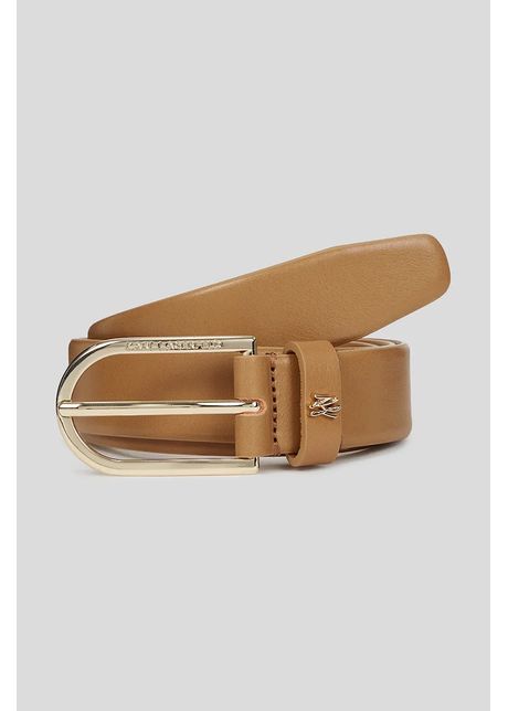 Karl lagerfeld curea de piele culoarea maro a3w33041