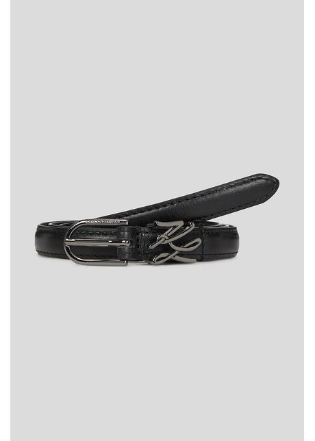 Karl lagerfeld curea de piele culoarea negru a3w33037