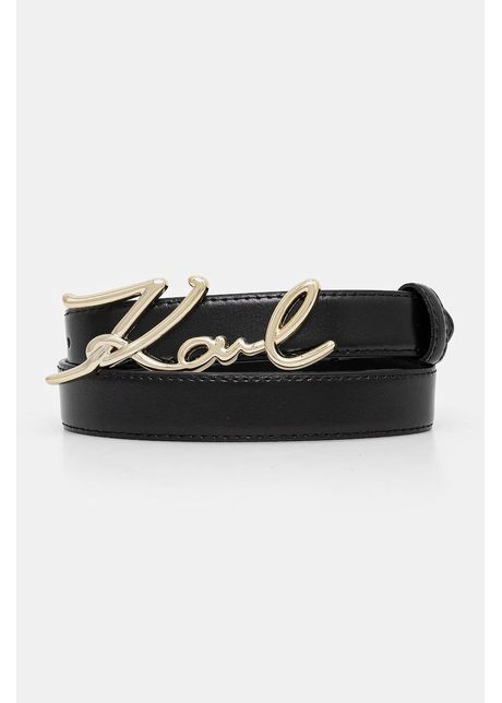 Karl lagerfeld curea femei culoarea negru a1w33205