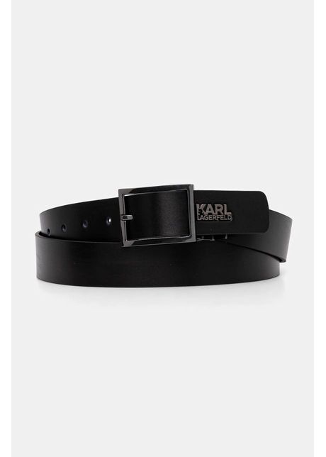 Karl lagerfeld curea i breloc culoarea negru 551435 815301