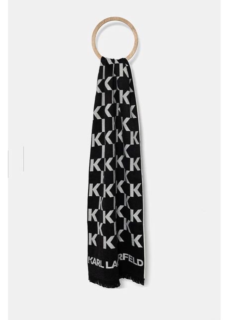 Karl lagerfeld fular barbati culoarea negru modelator 544135 805001