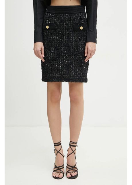 Karl lagerfeld fust din amestec de l n culoarea negru mini creion a1w12030