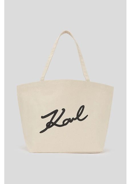 Karl lagerfeld geant de bumbac culoarea bej a3w50108