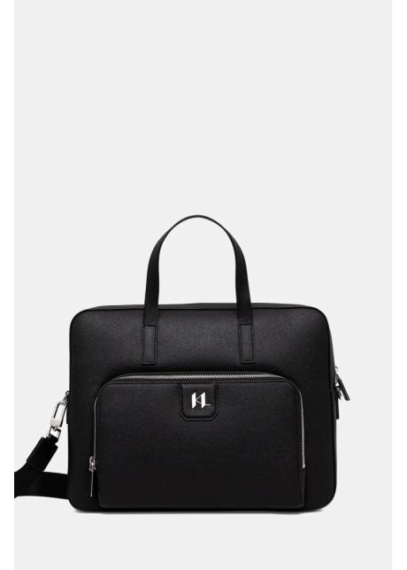 Karl lagerfeld geant de piele k monogram culoarea negru a1m30098