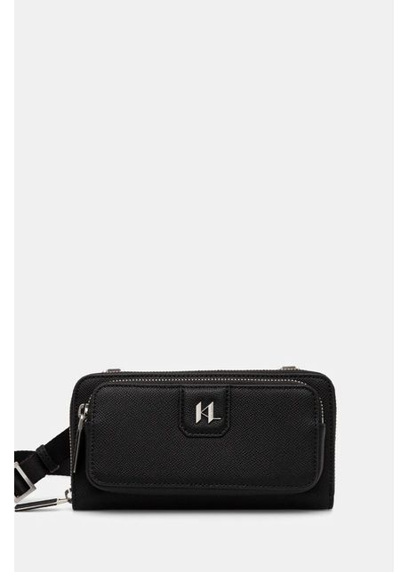 Karl lagerfeld geant de piele k monogram culoarea negru a1m32100