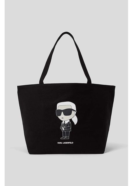 Karl lagerfeld geanta de bumbac culoarea negru