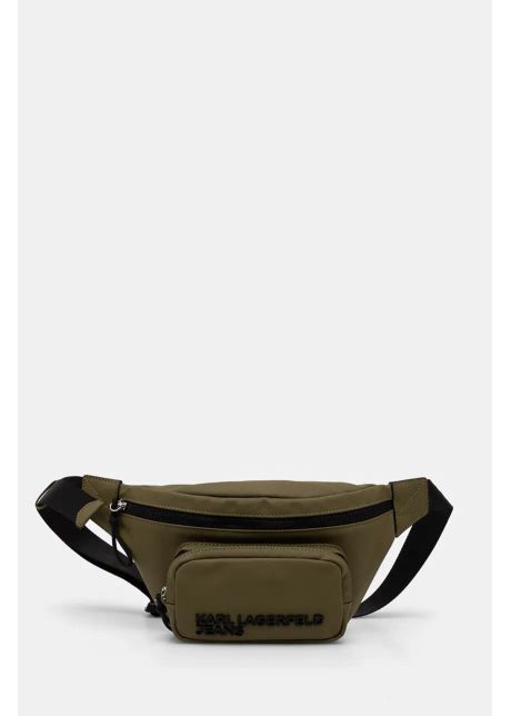 Karl lagerfeld jeans borseta culoarea verde 246d3080