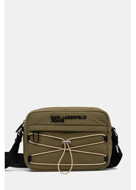 Karl lagerfeld jeans borseta culoarea verde a2m30116