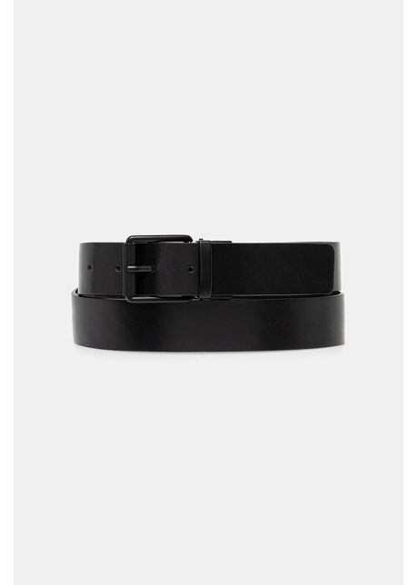 Karl lagerfeld jeans curea de piele culoarea negru a3m33126