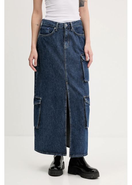 Karl lagerfeld jeans fust jeans culoarea bleumarin maxi drept a3w12011