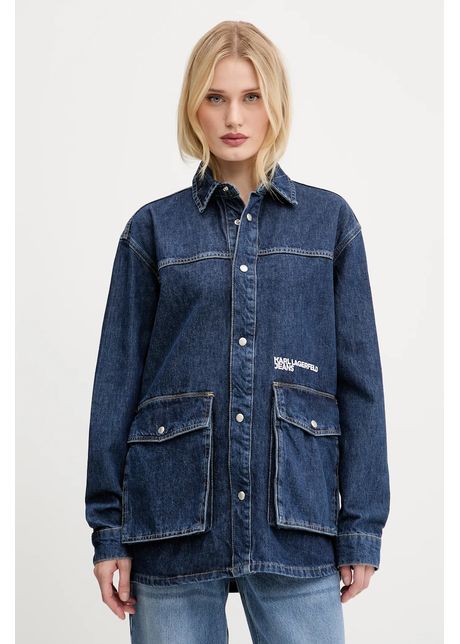 Karl lagerfeld jeans geac jeans culoarea bleumarin de tranzitie a3w11004