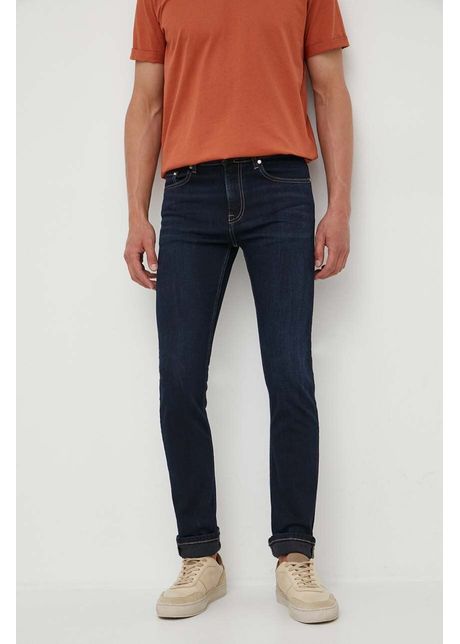 Karl lagerfeld jeansi barbati culoarea albastru marin