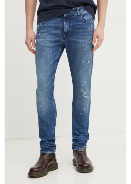 Karl lagerfeld jeansi barbati culoarea albastru marin 551832 265801