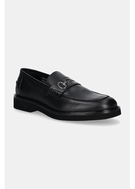 Karl lagerfeld mocasini de piele neil barbati culoarea negru kl16114