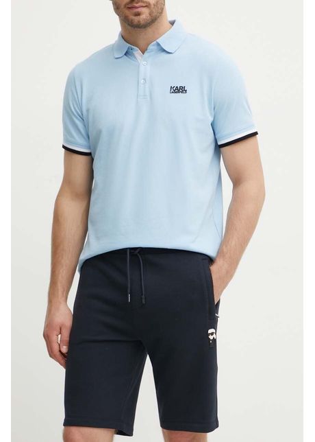 Karl lagerfeld pantaloni scurti barbati culoarea alb 542900 705032