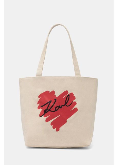 Karl lagerfeld poseta cu doua fete culoarea bej a1w50024