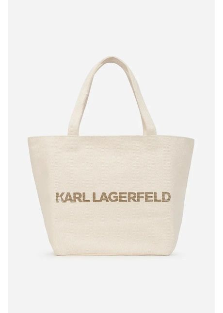 Karl lagerfeld poseta cu doua fete culoarea bej a2w50024