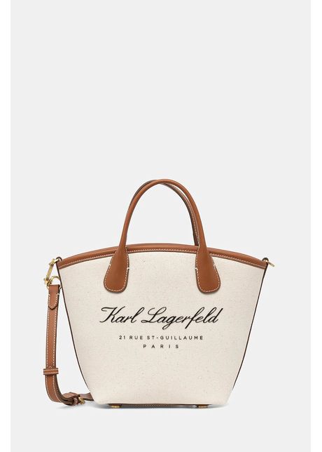 Karl lagerfeld poseta culoarea bej a1w46076