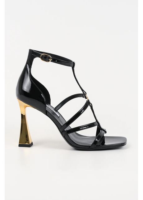 Karl Lagerfeld sandale de piele DEBUTANTE culoarea negru, KL32001