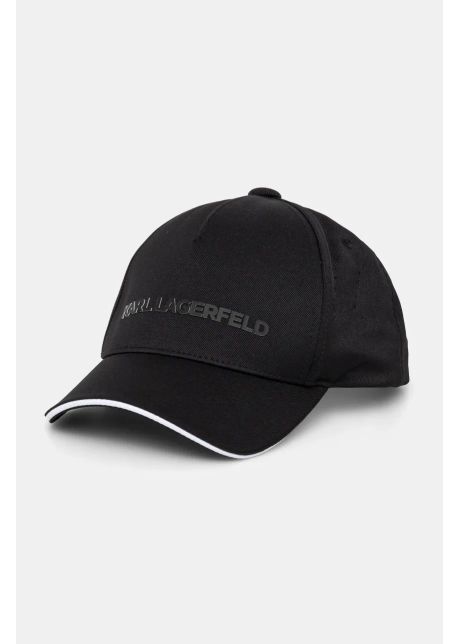 Karl lagerfeld sapca culoarea negru cu imprimeu 551122 805611