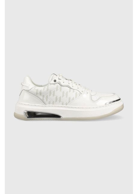 Karl lagerfeld sneakers din piele elektro culoarea alb