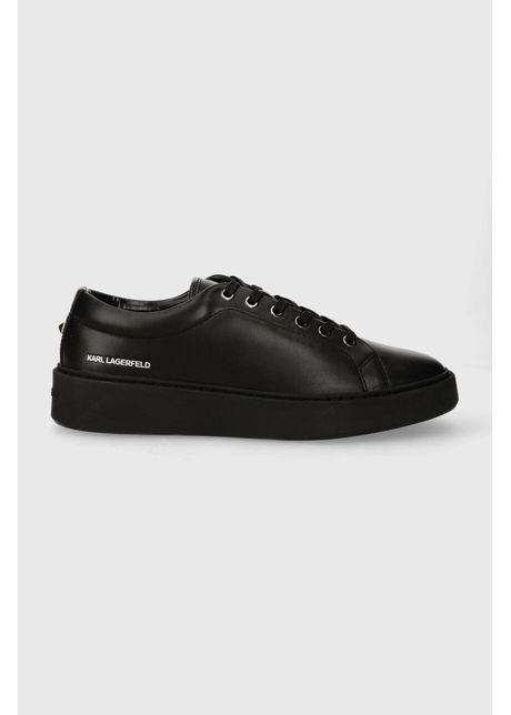 Karl lagerfeld sneakers din piele flint culoarea negru kl53320a