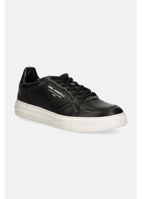 Karl lagerfeld sneakers din piele t kap culoarea negru kl51422
