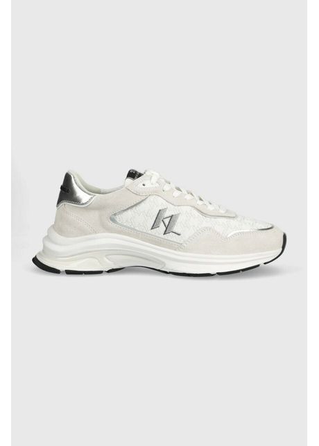 Karl lagerfeld sneakers lux finesse culoarea alb kl53165