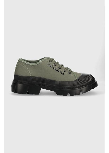 Karl lagerfeld teni i trekka mens culoarea verde kl25211