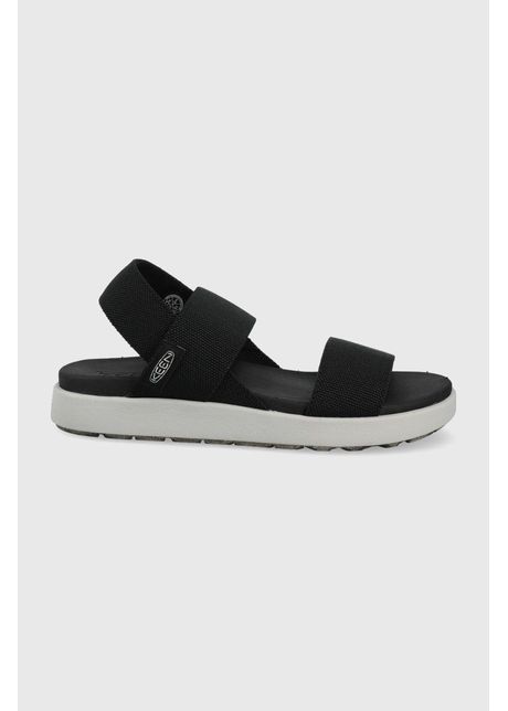 Keen sandale elle backstrap femei culoarea negru cu platforma 1022620 black
