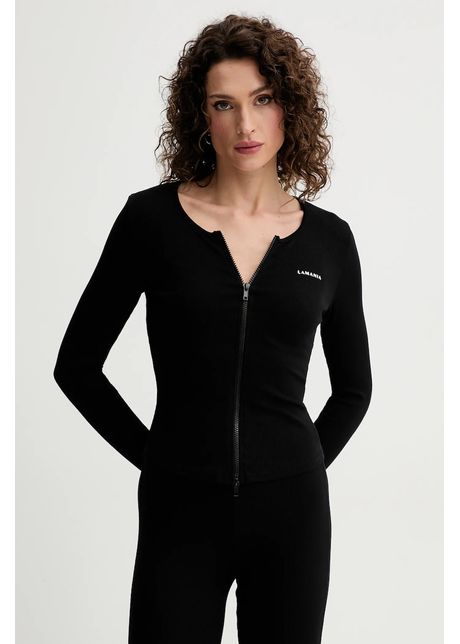 La mania bluz culoarea negru cu imprimeu virgina 2