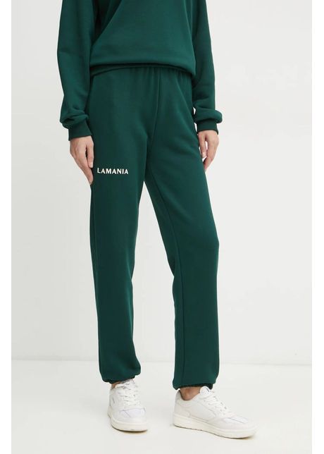La mania pantaloni de trening soul 3 culoarea verde cu imprimeu soul 3