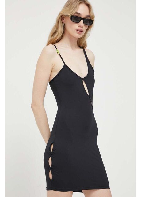 Labellamafia rochie culoarea negru mini mulat