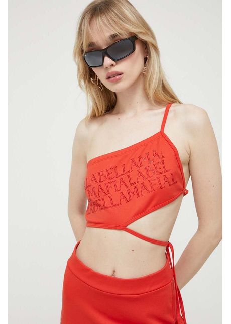 Labellamafia top femei culoarea rosu