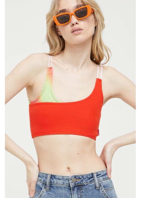 Labellamafia top femei culoarea rosu